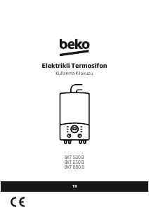 Kullanım kılavuzu BEKO BKT 500 B Buhar kazanı