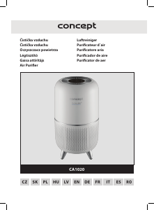 Instrukcja Concept CA1020 Oczyszczacz powietrza