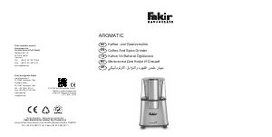 Bedienungsanleitung Fakir Aromatic Kaffeemühle