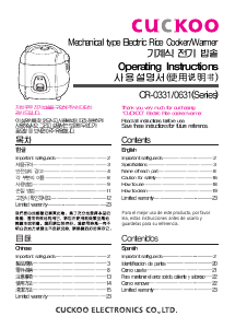 Manual Cuckoo CR-0631 Rice Cooker