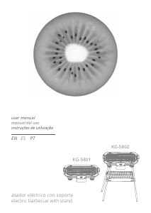 Manual Kiwi KG 5801 Barbecue