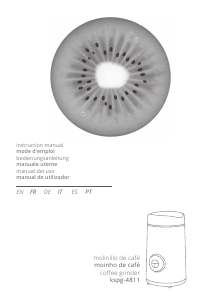 Bedienungsanleitung Kiwi KSPG 4811 Kaffeemühle