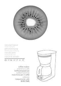 Bedienungsanleitung Kiwi KCM 7545 Kaffeemaschine