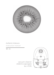 Kullanım kılavuzu Kiwi KVC 4105 Elektrikli süpürge