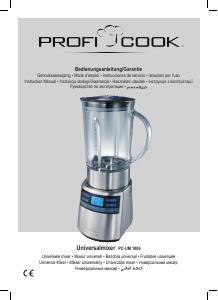 Manual de uso Proficook PC-UM 1006 Batidora