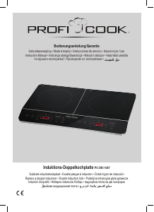 Manual de uso Proficook PC-DKI 1067 Placa