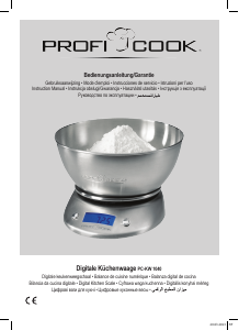 Handleiding Proficook PC-KW 1040 Keukenweegschaal
