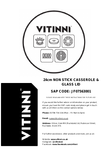 Handleiding Vitinni JF07563001 Pan