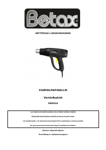 Käyttöohje Betax DBB0116 Lämpöpistooli