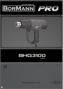 Handleiding Bormann BHG3100 Heteluchtpistool