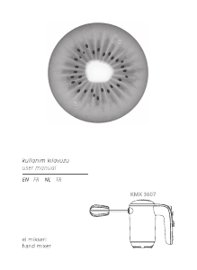 Handleiding Kiwi KMX 3607 Handmixer