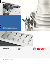Bedienungsanleitung Bosch SMV25BX01R Geschirrspüler