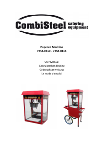 Manual CombiSteel 7455.0810 Popcorn Machine
