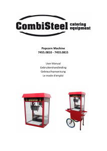 Bedienungsanleitung CombiSteel 7455.0815 Popcornmaschine