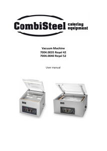 Manual CombiSteel 7004.0035 Royal 42 Vacuum Sealer
