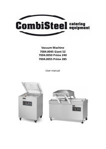 Manual CombiSteel 7004.0055 Prime 285 Vacuum Sealer