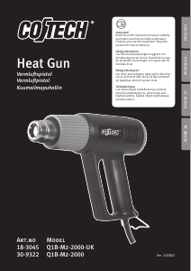Handleiding Cotech Q1B-MZ-2000 Heteluchtpistool