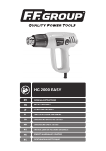 Manual FF Group HG 2000 Easy Heat Gun