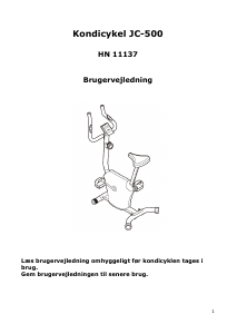 Brugsanvisning Kilberry JC-500 (HN 11137) Motionscykel