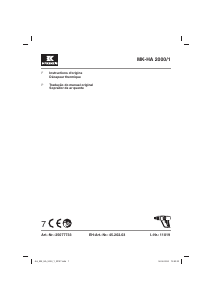 Manual McKenzie MK-HA 2000/1 Soprador de ar quente
