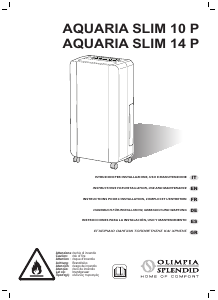 Manual Olimpia Splendid Aquaria Slim 14 P Dehumidifier