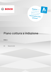 Manuale Bosch PXY875KW1EB Piano cottura