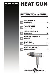 Manual Power Craft 67000 Heat Gun