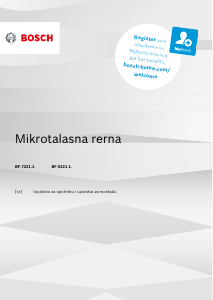 Priručnik Bosch BFR9221B1 Mikrovalna pećnica