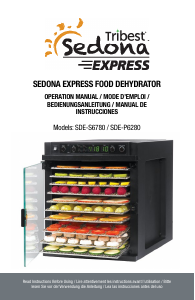 Handleiding Sedona SDE-S6780-B Voedseldroger