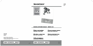Manuál SilverCrest IAN 353023 Kuchyňská váha