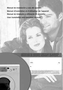 Manual Fagor FS-3611 IT Máquina de lavar roupa