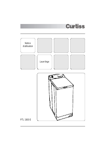 Mode d’emploi Curtiss PTL 1000 E Lave-linge