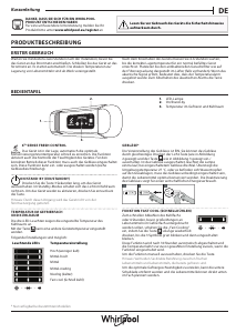 Bedienungsanleitung Whirlpool ART 6711 SF2 Kühl-gefrierkombination