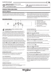 Handleiding Whirlpool SP40 802 2 Koel-vries combinatie