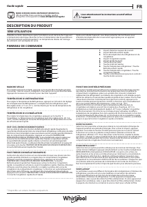 Mode d’emploi Whirlpool W9 931D KS 3 Réfrigérateur combiné