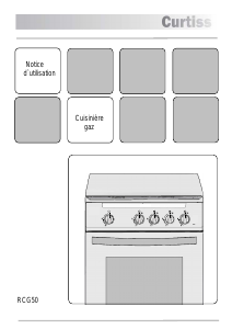 Mode d’emploi Curtiss RCG50 Cuisinière