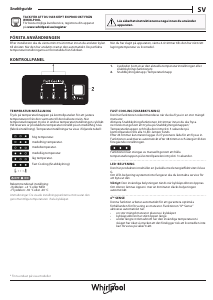 Bruksanvisning Whirlpool WNF 821 E W Kyl-frys