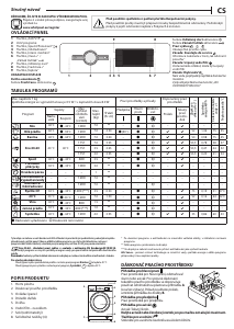 Manuál Whirlpool FFB 7259 BV EE Pračka