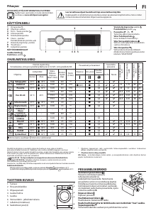 Käyttöohje Whirlpool FFB 8648 WV EU Pesukone