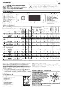 Manuál Whirlpool FFD 9469 BCV EE Pračka