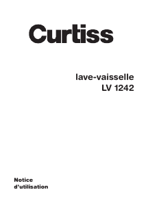 Mode d’emploi Curtiss LV 1242 Lave-vaisselle