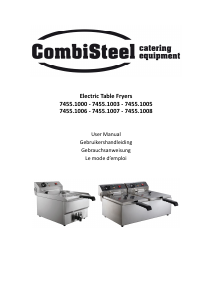 Manual CombiSteel 7455.1000 Deep Fryer