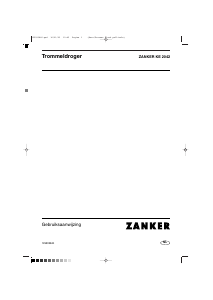 Handleiding Zanker KE 2042 Wasdroger