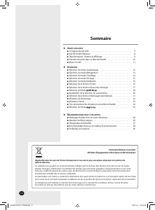 Mode d’emploi Samsung AVXWVH036EA Climatiseur