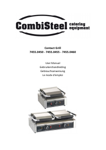 Manual CombiSteel 7455.0460 Contact Grill