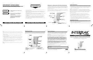 Manual de uso Conair WJXCSR Interplak Irrigador bucal