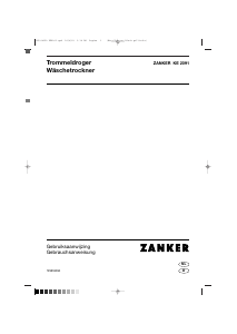 Bedienungsanleitung Zanker KE 2091 Trockner