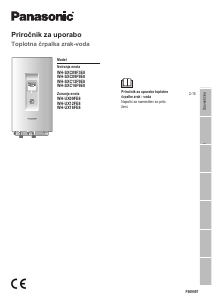 Priročnik Panasonic WH-UX16FE8 Toplotna črpalka