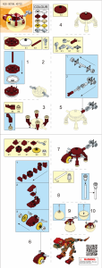 Bedienungsanleitung Sluban set M38-B0796L Qbricks Egg Ankylosaurus