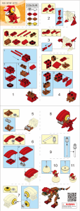 Bedienungsanleitung Sluban set M38-B0796F Qbricks Egg Tyrannosaurus